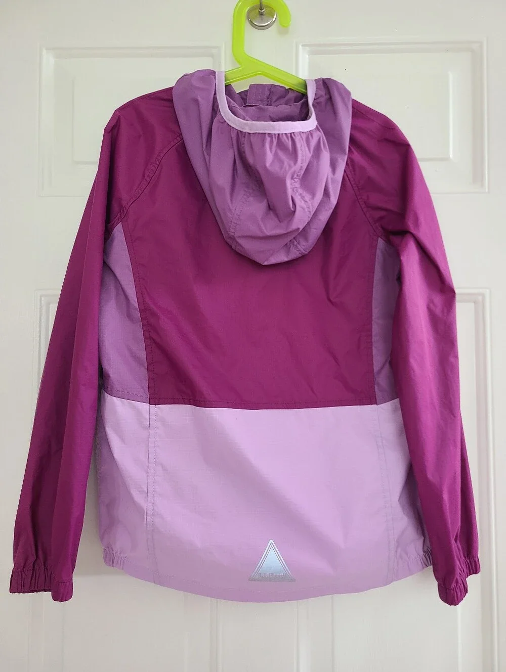 L.L. Bean Girls Wind and Rain Jacket Size Small 8 Purple Waterproof